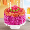 Birthday Wishes Flower Cake