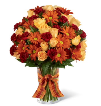 Large QBT Thanksgivings Paradise Flowers Delivery Same Day Roses Birthday Anniversary Fort Lauderdale Dania Hollywood Broward Palm Beach BQT Thanksgivings