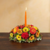Medium Fall Centerpiece Paradise Flowers Flower Arrangement Delivery Same Day Roses Birthday Anniversary Fort Lauderdale Dania Hollywood Broward Palm Beach Centerpiece Thanksgiving