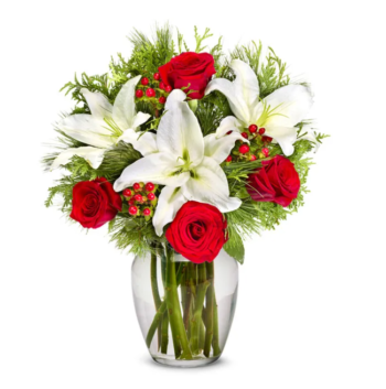 Classic Christmas Lily Bouquet