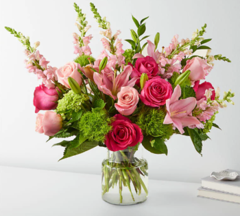 Large Magnificent Pink Bouquet Paradise Flowers Delivery Same Day Roses Birthday Anniversary Fort Lauderdale Dania Hollywood Broward Palm Beach Magnificent Pink Bouquet